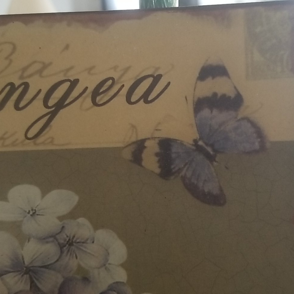 3/$30, Hydrangea Tin Sign - Picture 4 of 6